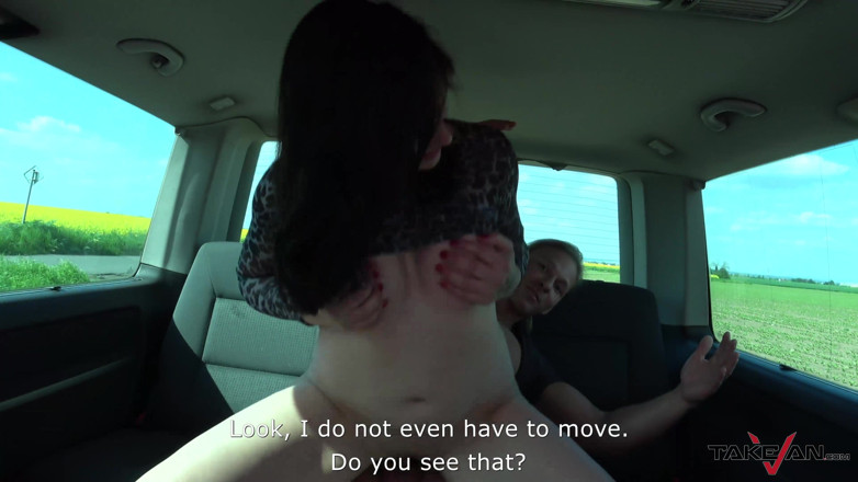 Take Van: Fat cheap slut wait for stranger to spread legs to...
