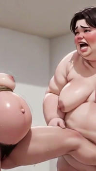 太ったSSBBWで妊娠した奴隷を奴隷にする - きつくボンデージと必死の欲望