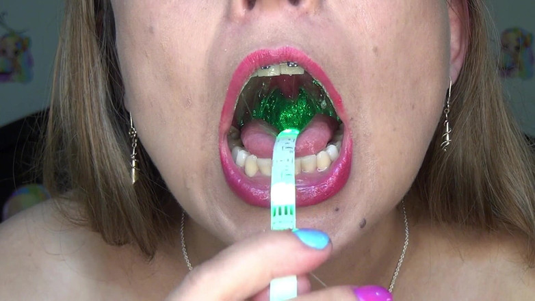 Angel eyes studio: Deepthroat to a Colored Electric Tape...