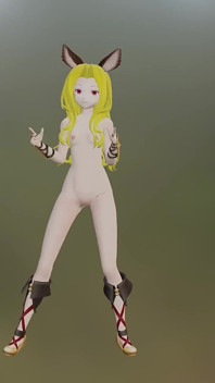 S-cathacha pokedance loira cor de cabelo edit Smixix