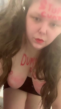 Shaking Udders Dumb Fat Pig Humiliation