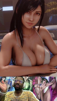 Big Huge Milky Breast Ass Tifa Shows You Her Tasty Milkies