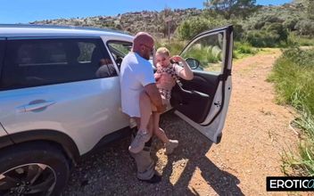German Grandpa Meets a Hot Blonde for an Unforgettable Outdoor Hookup