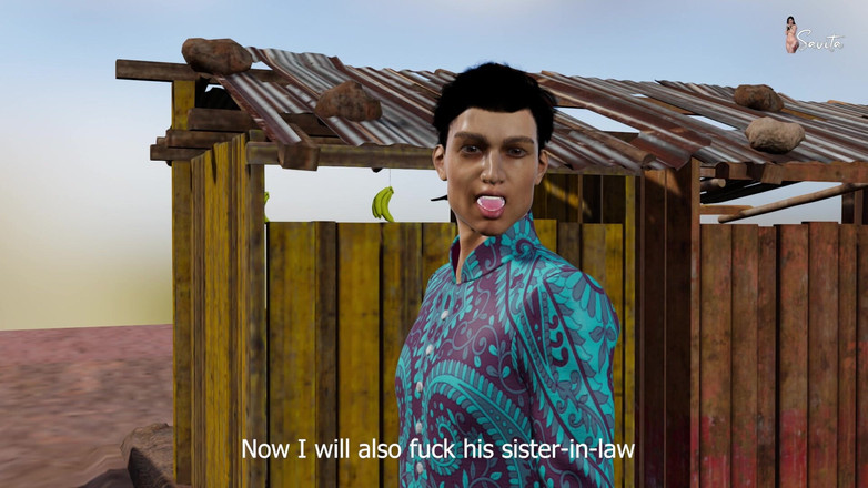 Your Savita bhabhi: Bố chồng đưa con dâu Ấn Meena đến làng và đụ cô ấy.