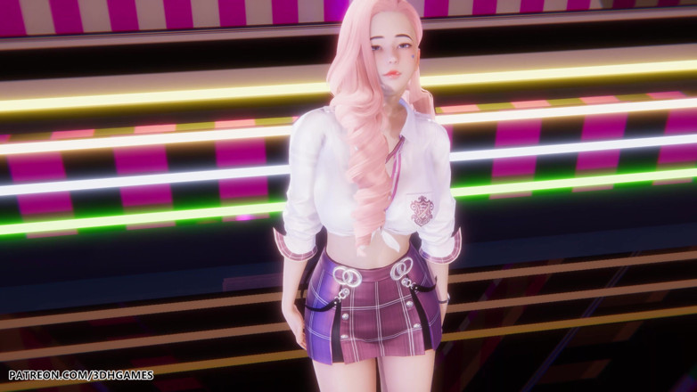 3D-Hentai Games: Newjeans - Asap - Seraphine Sexy Striptiz