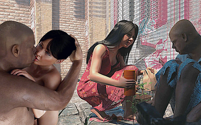Lustful Gaming: A Dirty Big Black Cock Man Dominated a Beautiful Petite...