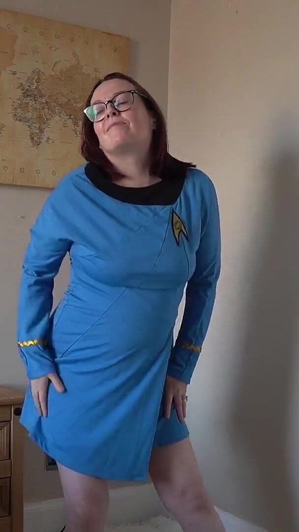 Littlevixen: Star Trek cosplay hemşire üniformalı striptiz