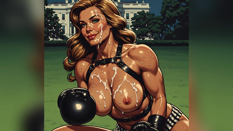 AI Porn: Neuvěřitelně fit boxing babes art