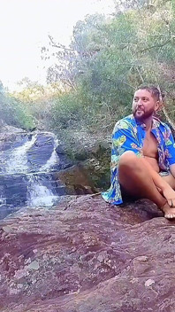 I Went to the Waterfall and Showed off Before Someone Came and Caught Me.