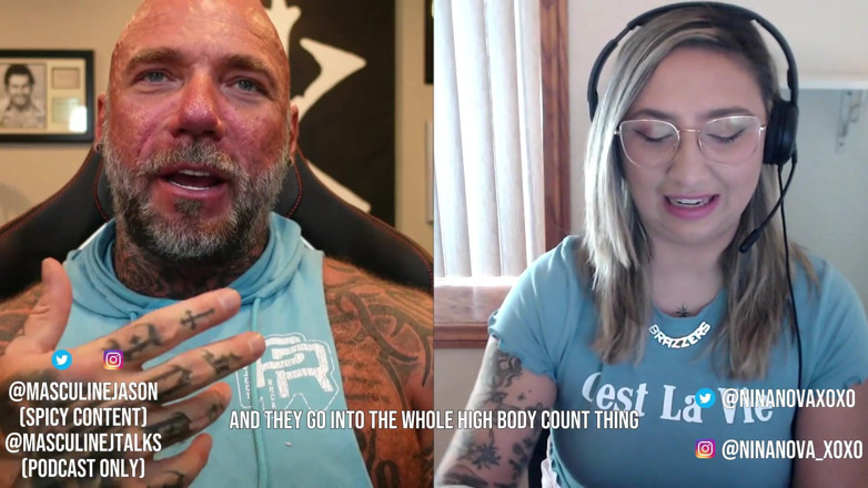 Raw and Uncensored with Masculine Jason: Mărturisiri de vedete porno - Nina Nova (episodul 176)