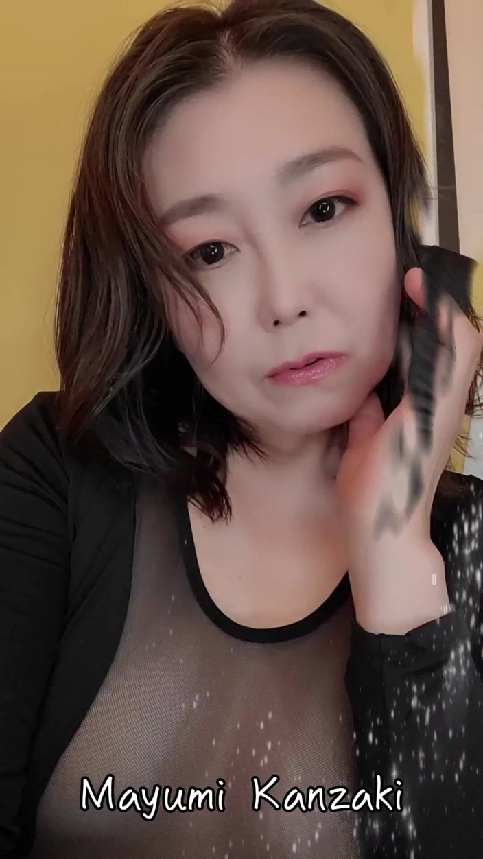 Mayumi Kanzaki: Japanese Wife in a Sexy Dress