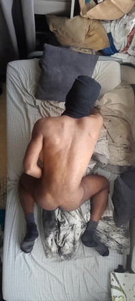 Blocking Your Butt Against My Bed