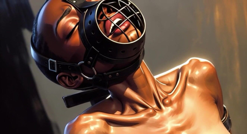 YOUR BEST FANTASY: Ragazza africana magra in bondage - alla disperata ricerca di un...