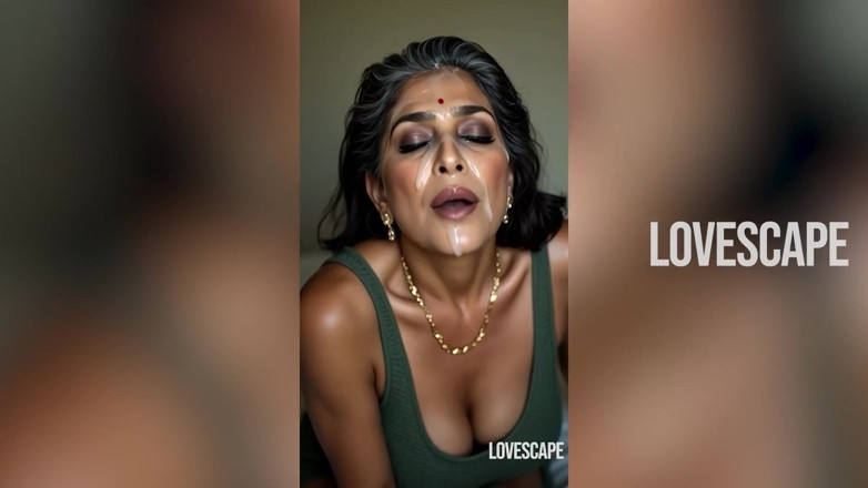 Lovescape: Desi Mature BJ & Pounding