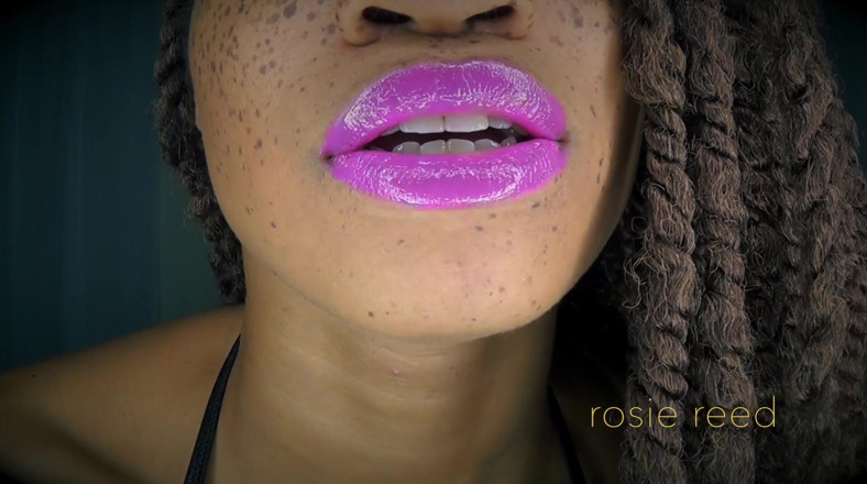 Rosie Reed: Powerless Against Fuchsia Lips- Pink Lipstick Fetish with Goddess Rosie...