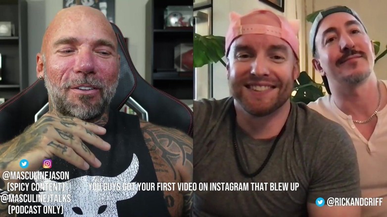 Raw and Uncensored with Masculine Jason: Pornoster bekentenissen - Rick en Griff (aflevering 132)