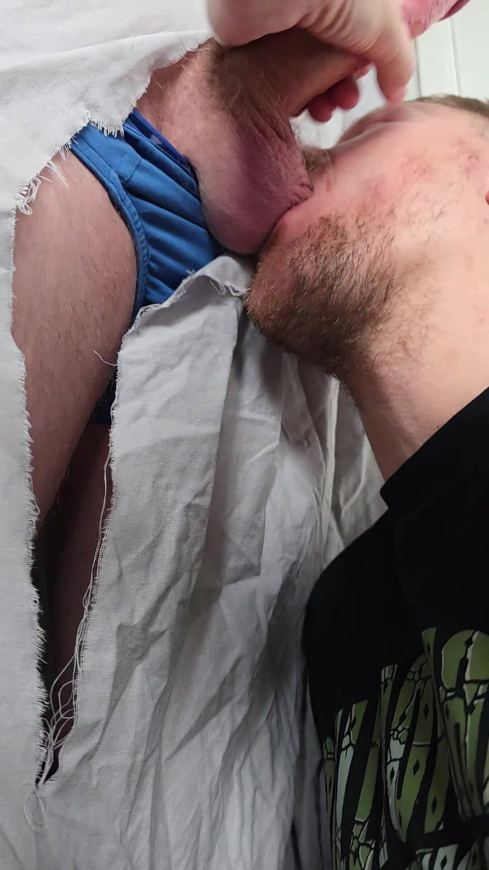 gaynaughtywelsh: Přelstím Svoji Nevlastní Sestřenku, Aby Využila Moji Gloryhole a Poté Šukám...