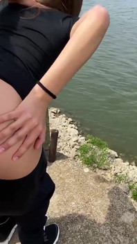 A Teen Girl Persistently Asks Fishermen to Fuck Her