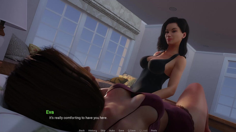 Studio-77: Away from home # 41 - animiertes sexspiel, bei dem zwei MILfs eine...