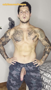 My Military Cock Cums with No Hands!