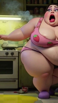 Smoking Pregnant BBW Pisses on Floor - Horny with Massive Belly