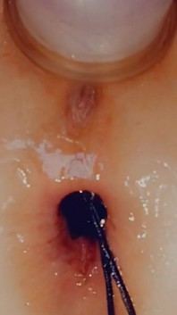 Sklavins Plays with Her Holes for Her Master