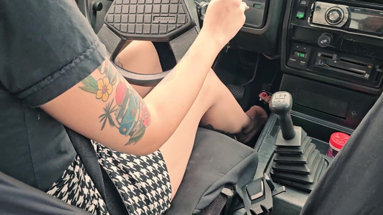 M4ndy: Cranking &amp; driving the Opala in una Muddy Road con ciabatte...