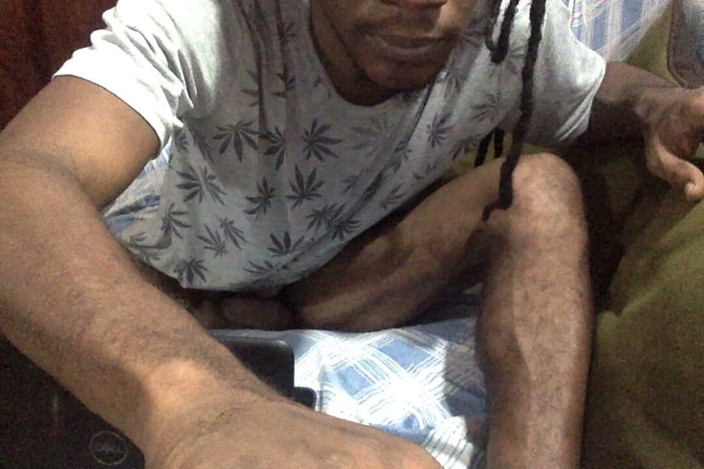 Joyboi Cock Worship: Caught Black Sexy Boy Masterbating