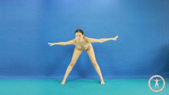 TheoryOfSex: Treinamento matinal nu de Julia V Earth