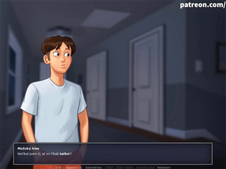 Cartoon Universal: Summertime saga part 79 - masturbate on porn video (Czech sub)
