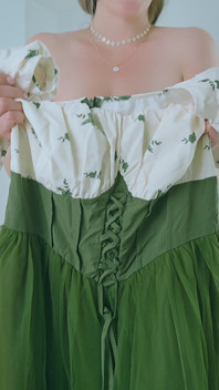 Quickly Putting on a Beautiful Dress