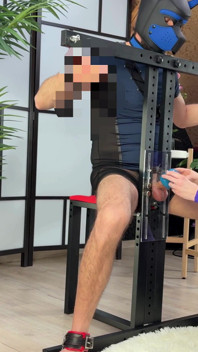 Mistress Milks Her Slave Boyfriend 3x in Milking Chair