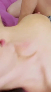 Megan is a sexy teen who loves having a big cock in her mouth