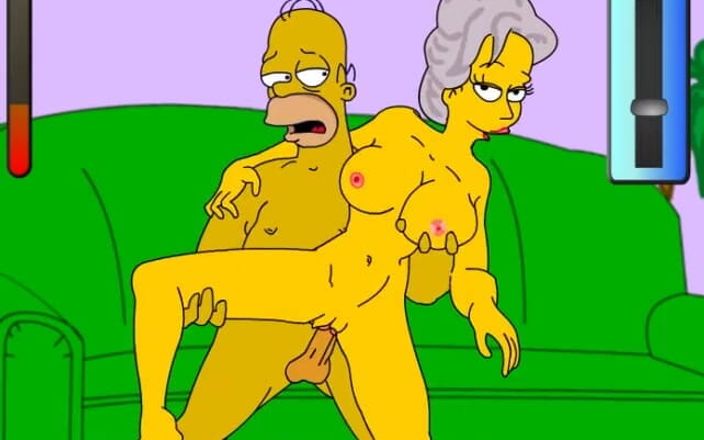 Miss Kitty 2K: Homer'ın mutlu şansı - seks bakış açısı çizgi filmi p70 misskitty2k