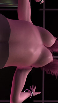 BDSM: stehender mit fuchsohrmädchen