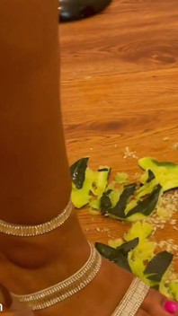 Squashing Different Fruits Cans Eggs with My High Heels
