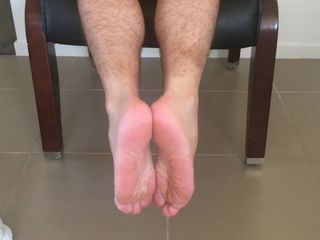 Manly foot: Slicka mina fötter - fotfetisch