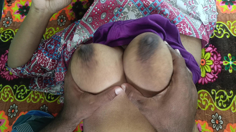Palani69: Step Aunty Cute Breast Hot Romance
