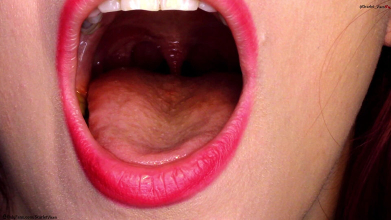 Scarlet Vixen: Pertunjukan tekak, Uvula &amp; Mulut
