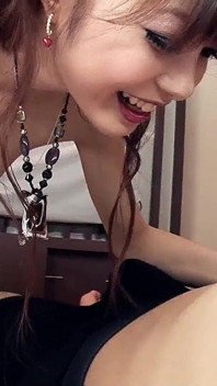 Skinny Asian Milf with hairy pussy fucked by step on uncensored