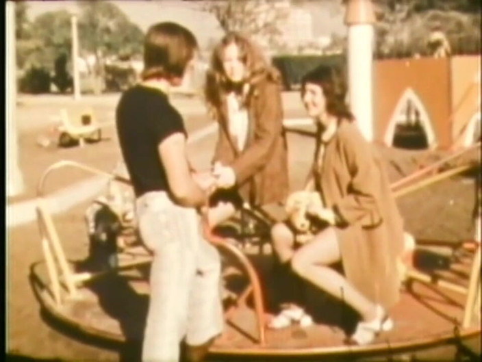 Vintage Usa: Vintage busty beauty rides a big cock