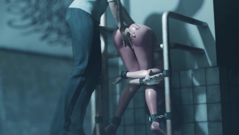 Velvixian 3D: Ada Wong, bondage dans la salle de bain