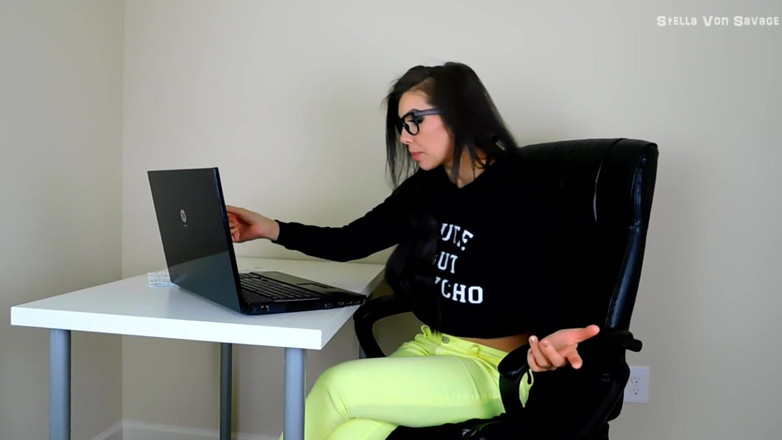 Stella Von Savage: Pixel Penis - Coworker's Sph