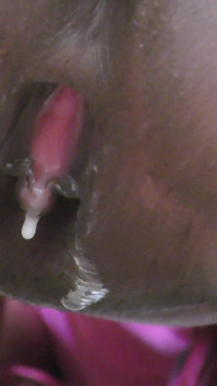 Ebony bubble butt riding big white cock until he cums inside