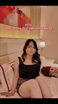 Be Honest, Would You Feel Special if You'll Be the First Person I Talk to Every Day?