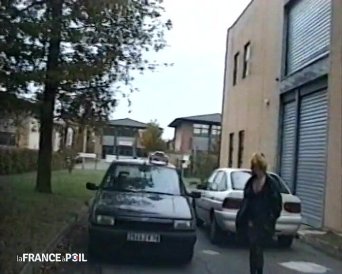 French Gonzo: A Blond Girl Fucked by Two Strangers and the Taxi...