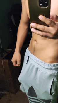 BBC Cumshot in Shorts