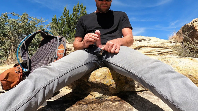 Lapetus: Pissing My Jeans and Jerking off Out in the Desert