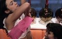 DARVASEX: लेस्बियन लड़कियां दृश्य-2 काले बाल वाली लेस्बियन चोदने लायक मम्मी को अपनी कमसिन दोस्त के साथ खेलने में मजा आता है