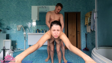 Alice KellyXXX: Girl passionately fucks taking before this shower - cumshot